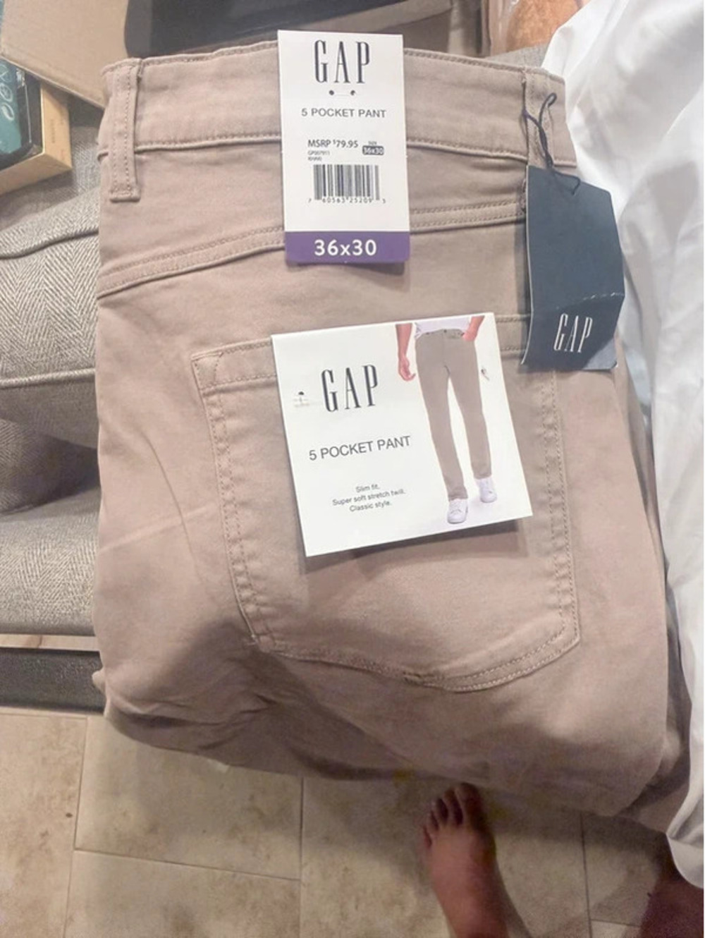 Men’s GAP five pocket pant 36 X 30